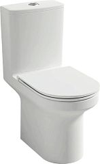 Унитаз ELITE RIMLESS E20997-00 напольный в комплекте с тонким сиденьем, креплениями, миклолифтом 