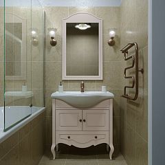 Тумба ВЕРОНА-Н 80 [81*47] две двери, ящик, с раковиной Классик 80 (33513-B165)*