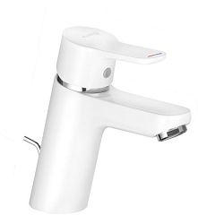 Смеситель PURE EASY 70 для умывальника, белый/хром дон,кл. (373829165)*