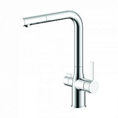 Смеситель PURE для кухни с каналом для фильтрованной воды хром PURSBFLi05
