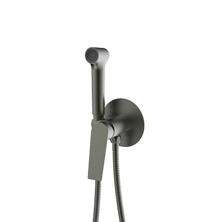 Смеситель гигиенический GRAND AV3804 оружейная сталь , AVRORA