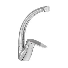 Смеситель SKY для кухни с высоким поворотным изливом AV4021, хром AVRORA