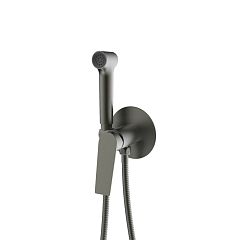 Смеситель гигиенический GRAND AV3804 оружейная сталь , AVRORA