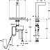 Смеситель CANYON для умывальника электрн 07602201 (без дон. клапана, подводка гиб. гайка 3/8"), хром