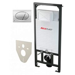 Система инсталляции SADROMODUL д/унитаза SET 4v1 (AM101/1120, M1720-1, M91)белый/хром-глянец*