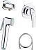 Комплект BAUCURVE для гигиенического душа скрытый монтаж, хром (124899)