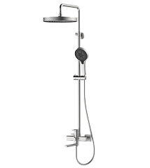 Душевая система со смесителем VELA AV6440S нержавеющяя сталь AVRORA