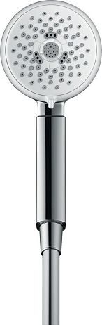 Душ ручной CROMETTA SELECT 100 MULTI 26823400 (3 вида струи) белый/хром