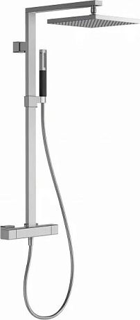 Душевая колонна STRAYT E98321-CP термостат, верхний душ d-25*25 см, лейка, шланг*