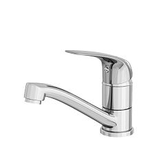 Смеситель GLADE для умывальника, AV3011 с поворотным изливом хром AVRORA