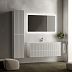 Тумба SNOB T Bianco120 подвесная 2 ящика, матовая SNR120W умывальник Element CN7017 [1210*457*137]*