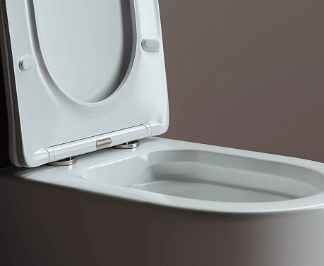 Унитаз MIA Rimless CN1805 подвесной, крышка/сиденье микролифт