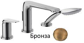 Смеситель AVID для ванны/душа на 3 отв. устанав. на борт ванны E97360-BN *