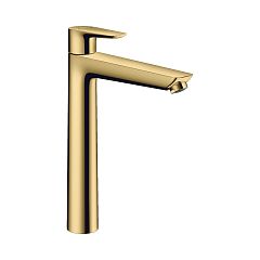 Смеситель TALIS E 240 для умывальника, донный клапан 71716990, полир. золото