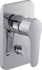 Смеситель JULY встраиваемый, на 2 выхода E98714-CP, хром