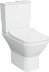 Унитаз INTEGRA SQUARE Open-Back напольный безободковый, крышка/сиденье тонкое 9833B003-7205
