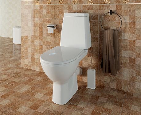 Унитаз GRANTA 031 косой выпуск, крышка/сиденье плавное закрытие