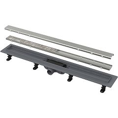 Трап 850 мм с порогами, для двусторонней решетки (APZ19-850)