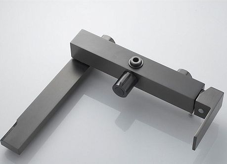 Душевая система STABLE KN-23/GM с верхним душем, воронёная сталь, KNOTLOR