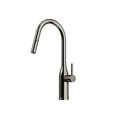 Смеситель GRAND для кухни с вытяжным изливом SC4002GG, воронненая сталь