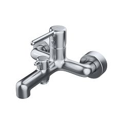Смеситель AIGER для ванны, хром матовый, БЕЗ аксессуаров (AIGBC00i02WA)*