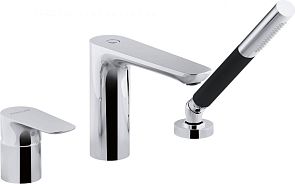 Смеситель ALEO E72292-CP для ванны, врезной на 3 отверстия, хром*
