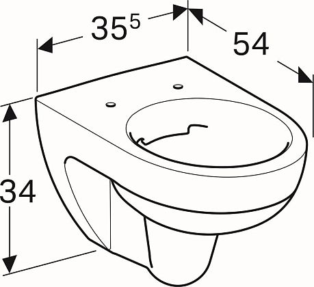 Комплект GEBERIT RENOVA 500.124.21.R (458.124.21.1, 203050000, 573025000)*