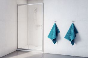 Душевая дверь ACTIMA 201 120 [120*190] профиль хром, стекло прозр, EasyClean (KAAC.1805.1200.LP)