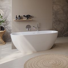 Ванна BELBAGNO BB701-1600-730-K [160*73] отдельностоящая, слив-перелив