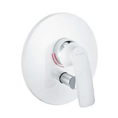 Смеситель BALANCE встраиваемый для ванны и душа белый/хром 526509175 *